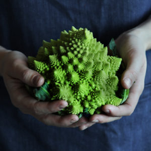 Romanesco Couscous with Pomegranate