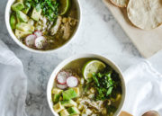 Slow Cooker Posole Verde de Pollo